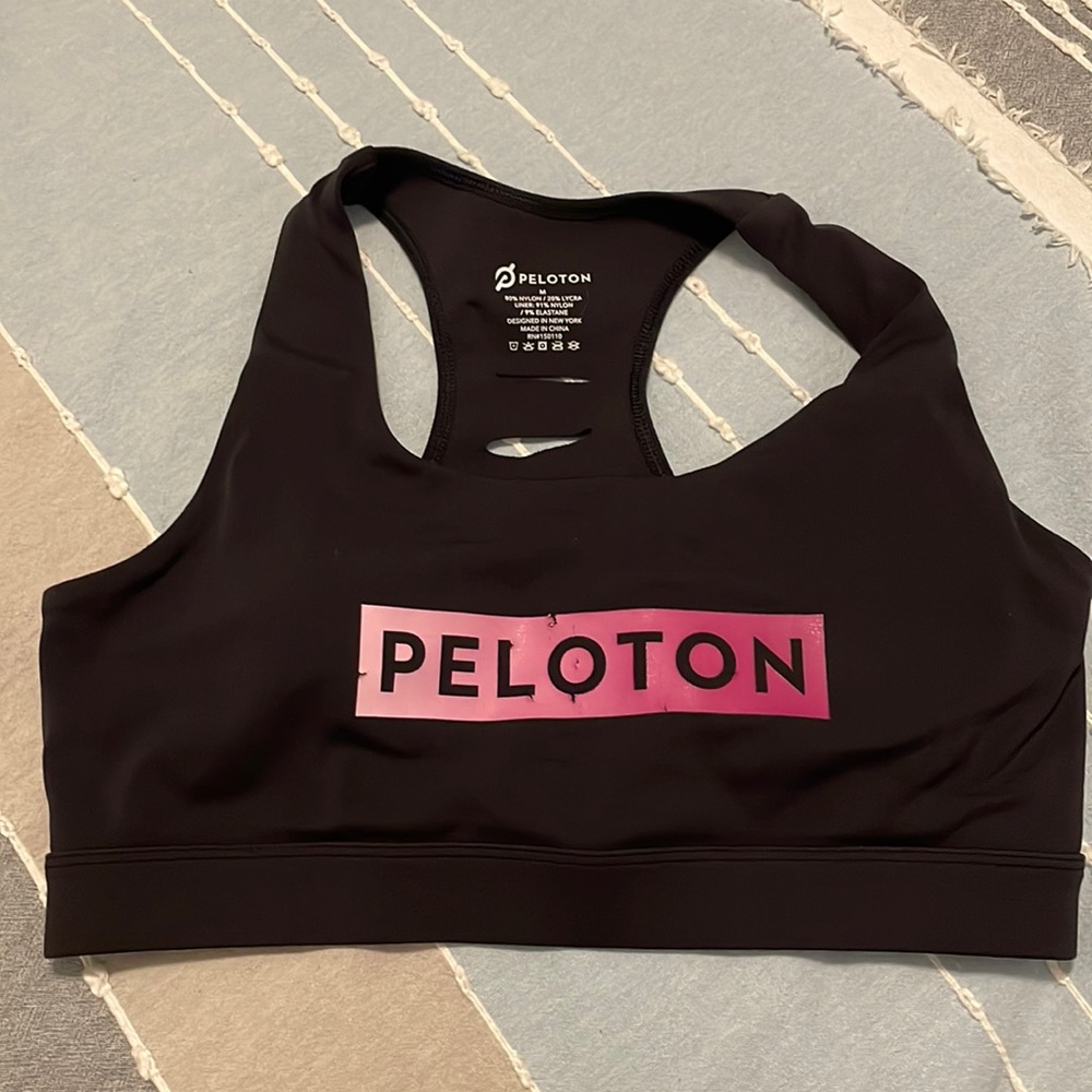 Peloton Black Sports Bra